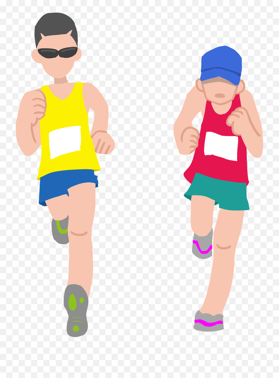 Marathon Clipart Free Download Transparent Png Creazilla - Cartoon Race Image Png Emoji,Road Runner Emoji