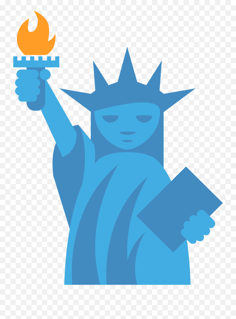 Statue Of Liberty Emoji Clipart - Statue Of Liberty Emoji Png,Statue Emoji