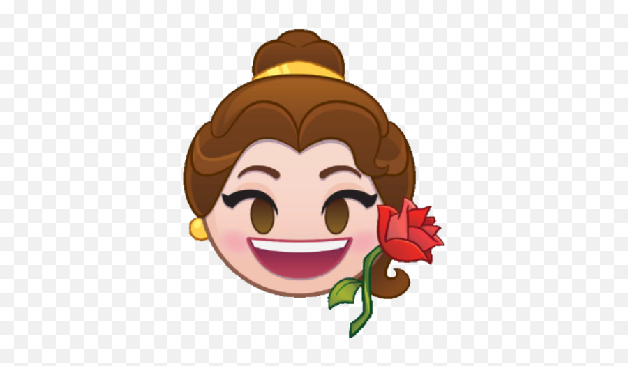 Belle - Big Smile With Eyes Open Disney Emoji,Evil Queen Emoji