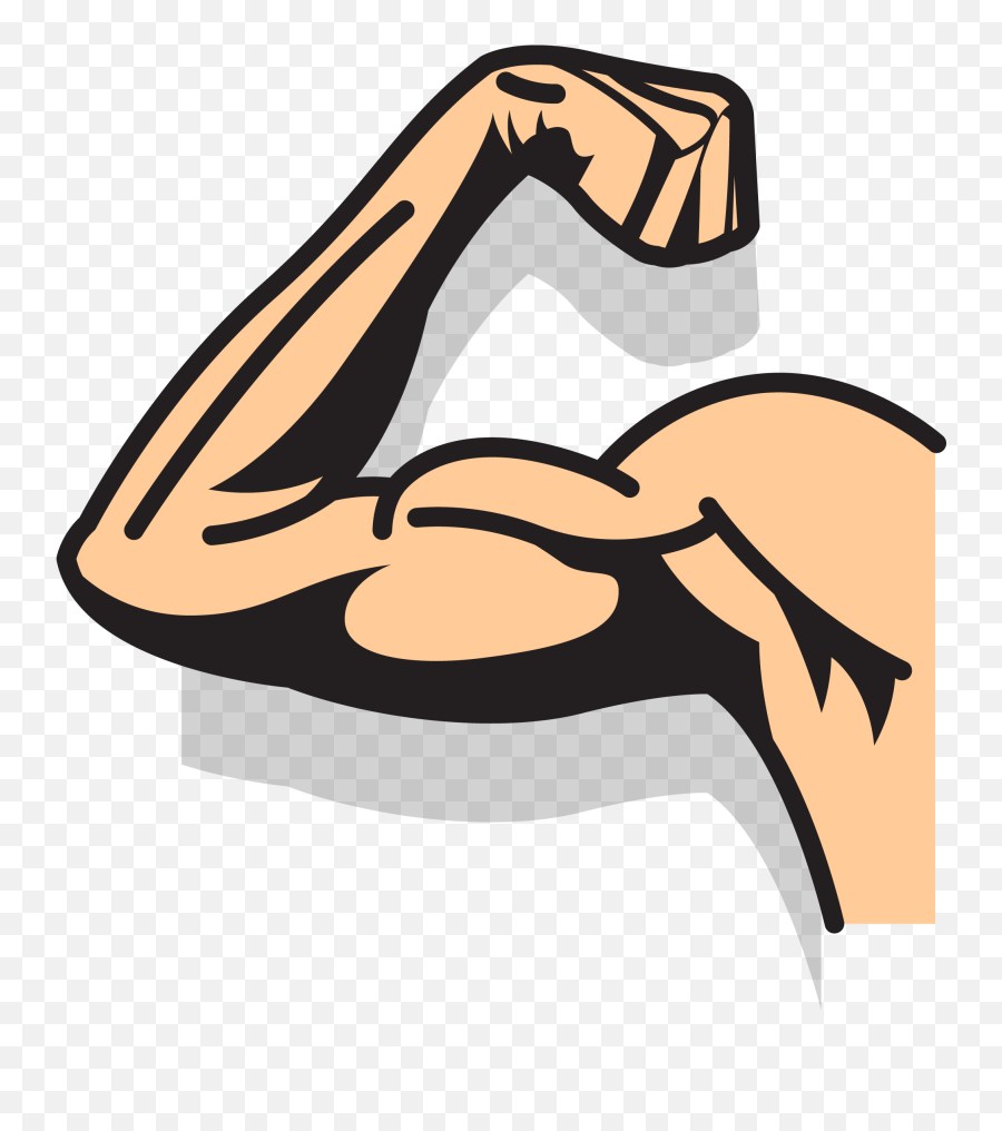 Elbow Clipart Stong Elbow Stong - Strong Arm Transparent Background Emoji,Strong Arm Emoji