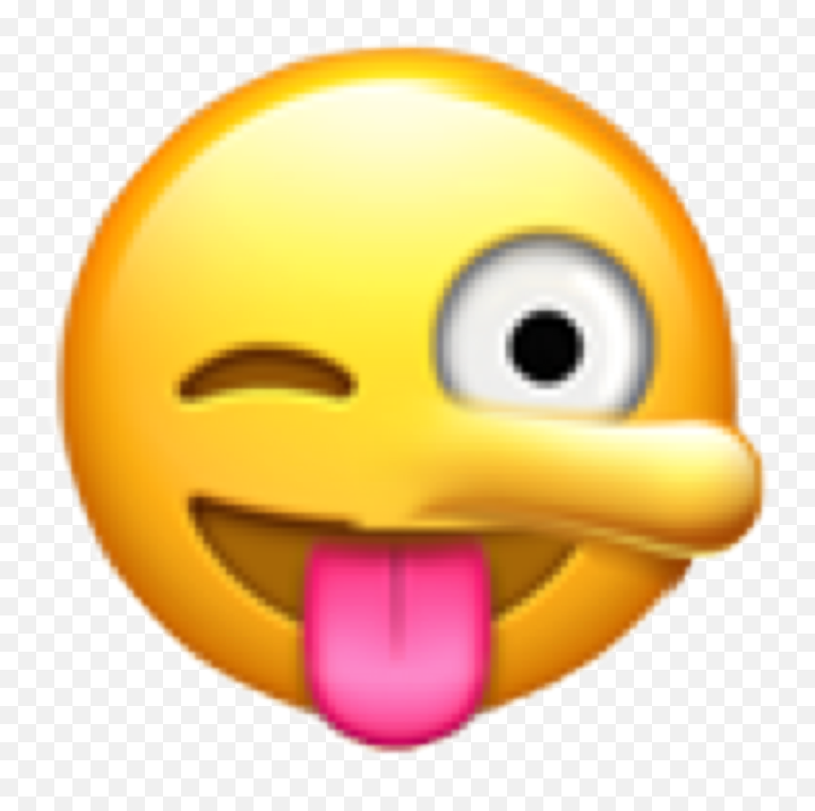 Emoji Emojiiphone Emojisticker Sticker - Transparent Background Wink Tongue Emoji,Emoticon Novos