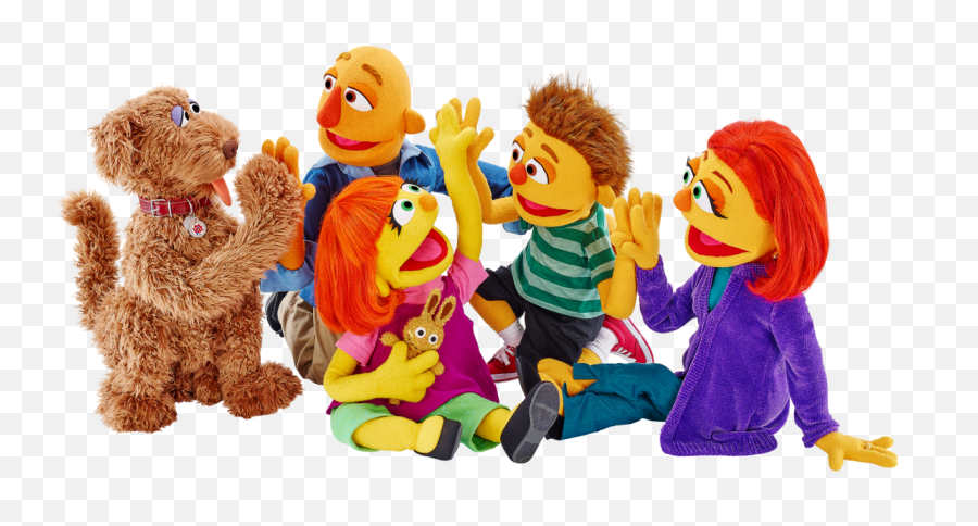 Pbs Kids - Family Autism Julia Sesame Street Emoji,Sesame Street Emotions Faces
