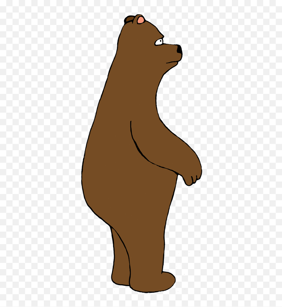 Clip Art Bear Standing - Png Download Full Size Clipart Standing Clipart Bear Emoji,Wechat Kola Bear Emoticon