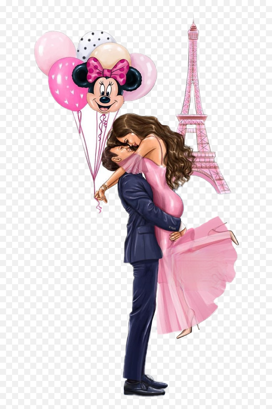 Paris Love Couple Eiffeltower Sticker - 307333814171211 Png Picsart Emoji,(parislove) Emoji