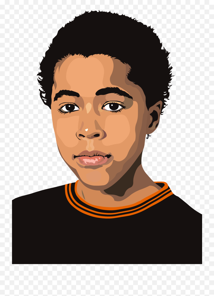 Boy Black African Drawing Free Image - Black Boy Face Cartoon Emoji,Black Boy Emotions