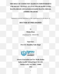 The Role Of Community Radio In - Ignou Emoji,Destiny Child Emotions Radio