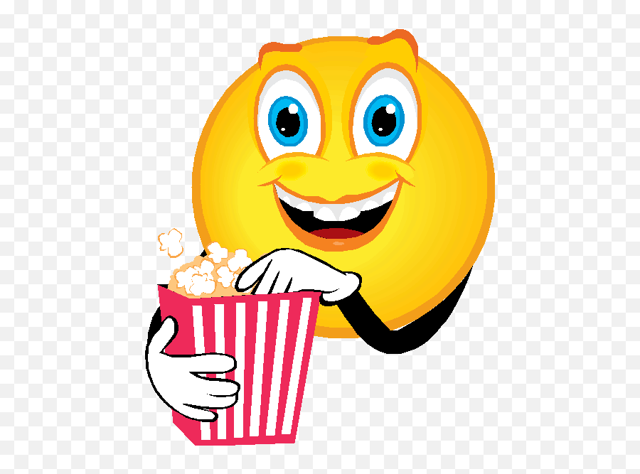 Emoticons - Smiley Popcorn Emoji,Corn Emoji