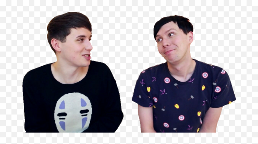 Dan And Phil - Transparent Dan And Phil Pngs Emoji,Soccer Ball Emoji Pnh