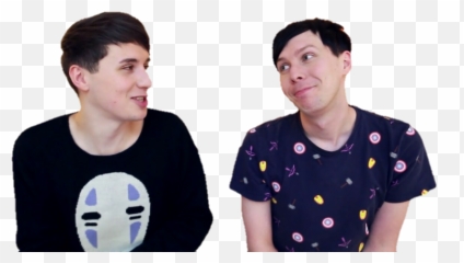 Dan And Phil - Transparent Dan And Phil Pngs Emoji,Soccer Ball Emoji Pnh