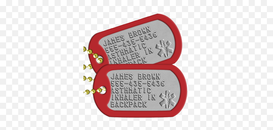 Medical Dog Tags - Medical Dog Tag Emoji,Emojis For Medic Alert Bracelets