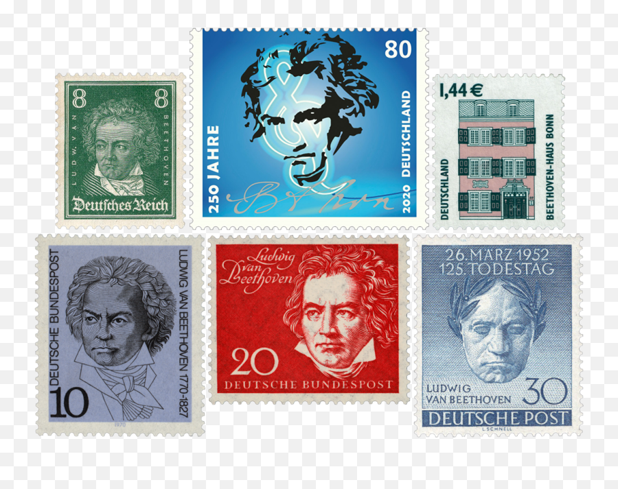 Lgbt Foreign Stamps - Stamp 2020 Ludwig Van Beethoven Emoji,Emotion Stamps