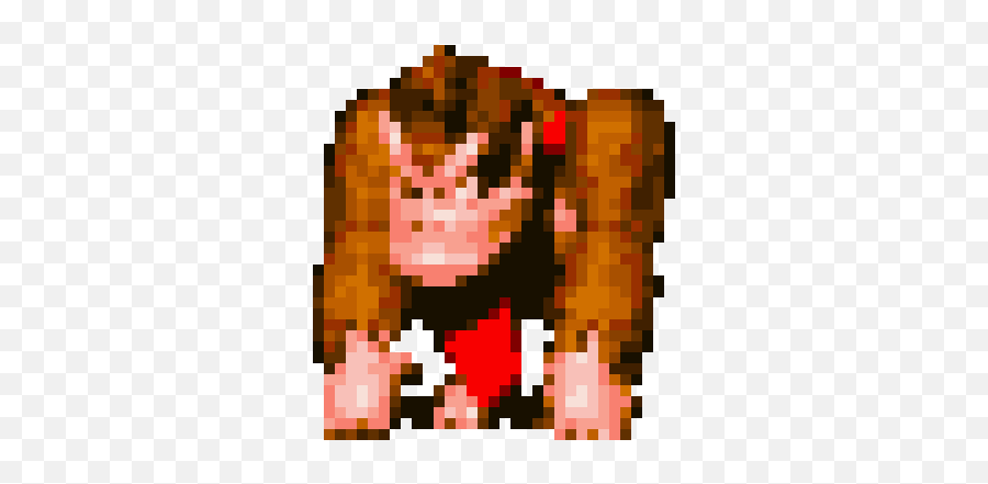 Top Donkey Kong Rom Hacks Stickers For Android U0026 Ios Gfycat - Donkey Kong Png Gif Emoji,Donkey Emoticons