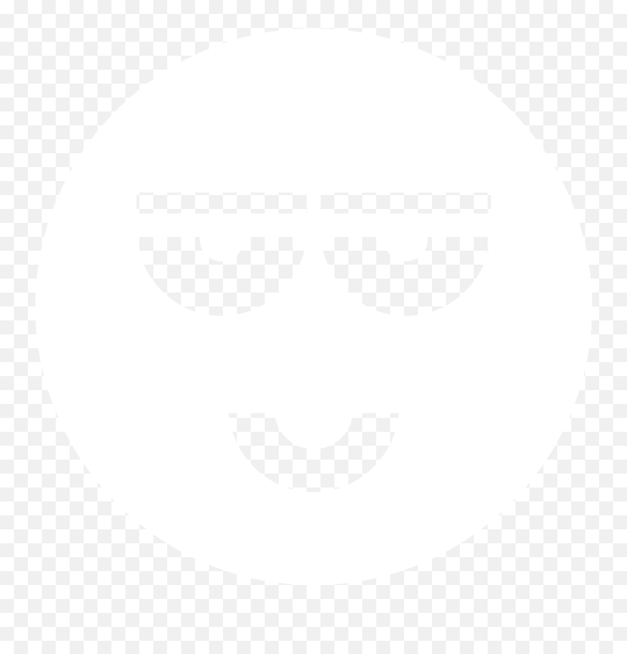 Jimy - Wide Grin Emoji,Black And White Funny Face Emojis