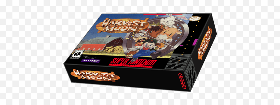 Super Nintendo 3d Boxes Pack Alt - 1 Artwork Emumovies Emoji,Harvest Moon Video Game Emoji