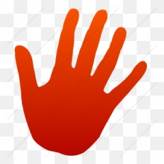 Iconsetc Simple Red Gradient Classica Stop Hand Icon Emoji,Red Stop Sign Emoticon