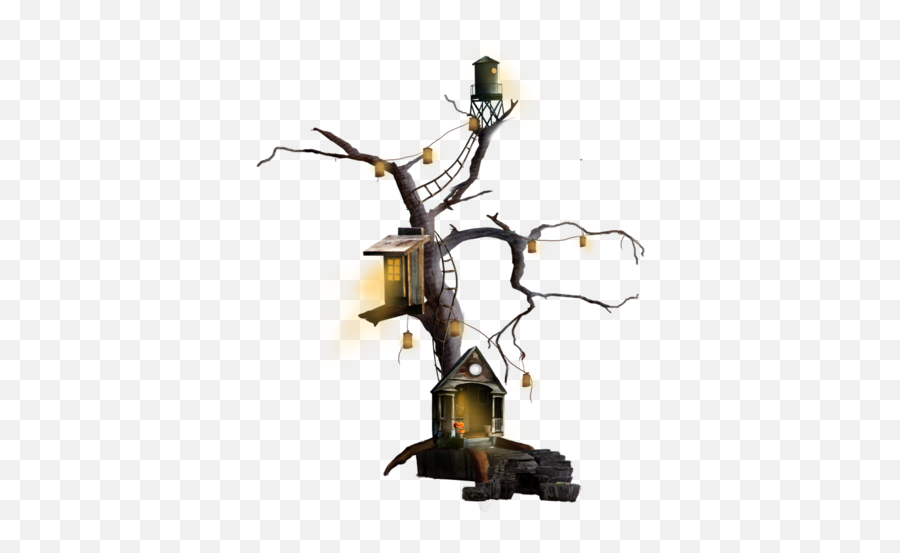 Tree House Png Official Psds Emoji,House With Tree Emoji