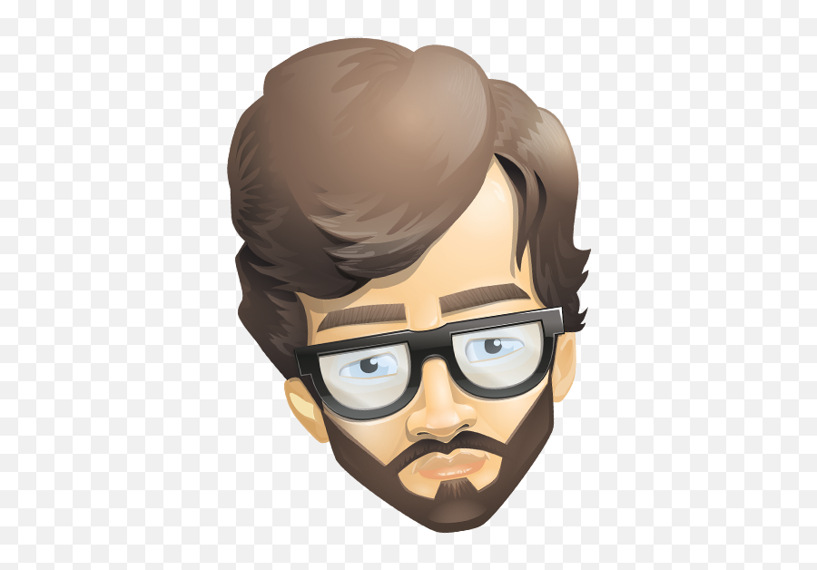 Beardmoji By Zahid Hussain Emoji,Emoji Mustache Glasses