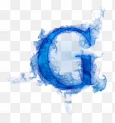 Blue Fire Letters Png Picture Royalty - G Name Logo Png Emoji,Blue Letters Emoji