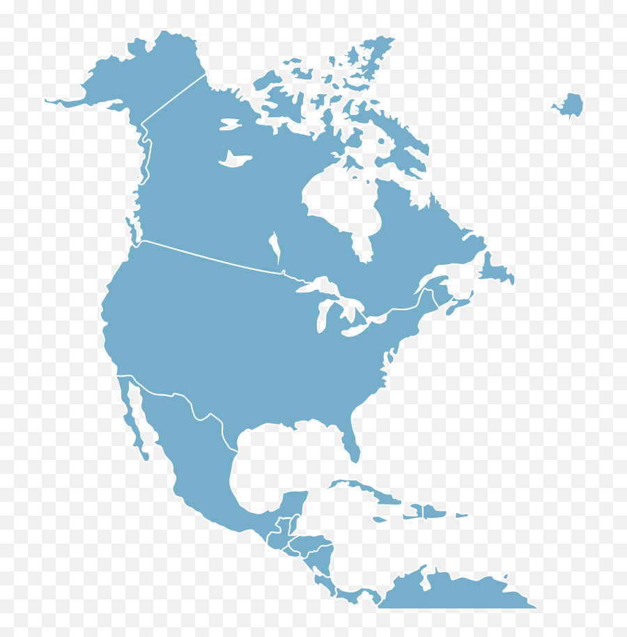 Png North America Map U0026 Free North America Mappng - Latin America Emoji,North America Emoji