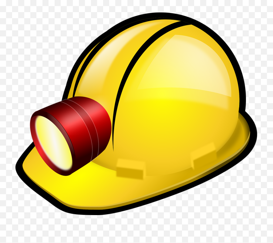 Clipart Man Hard Hat Clipart Man Hard - Miner Hat Clipart Emoji,Hard Hat Emoji
