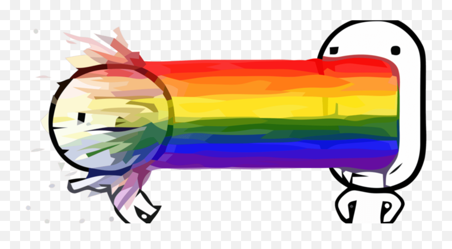 Puke Rainbow Transparent Cartoon - Sending Good Vibes Rainbow Mouth Emoji,Barfing Rainbow Emoji