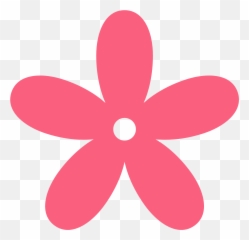 Flowers Hot Pink Flower Clipart Free - Pink Flower Clip Art Emoji,Pink Flower Emoji Transparent