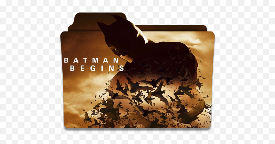 Batman Begins Folder Icon Png - Designbust Batman Begins Wallpaper Phone Emoji,Batman Joker Emoji