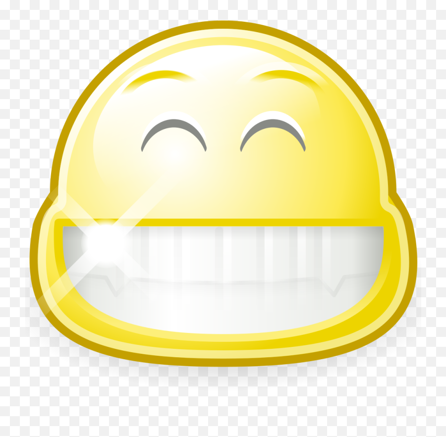Glowing Teeth Smile Png Clipart Free Emoji,Teeth Emoji