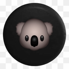 Cute Koala Bear Text Emoji - Koala,Corgi Emoji