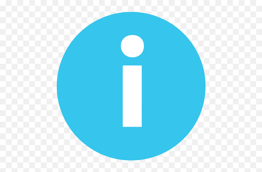 Information Source - Blue Information Icon Png Emoji,Information Emoji