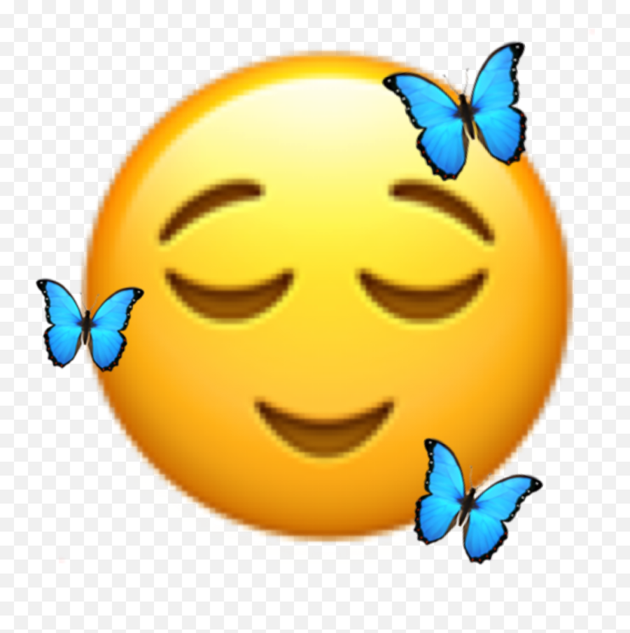 Mariposas Butterfly Blue Sticker - Happy Emoji,Emoticon Argentina