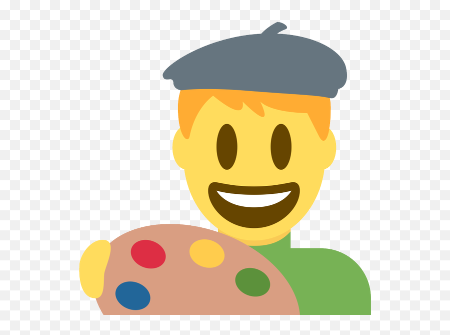Emoji Face Mashup Bot On Twitter U200d Man Artist - Emoji De Pintor,Big Eyes Face Emoji