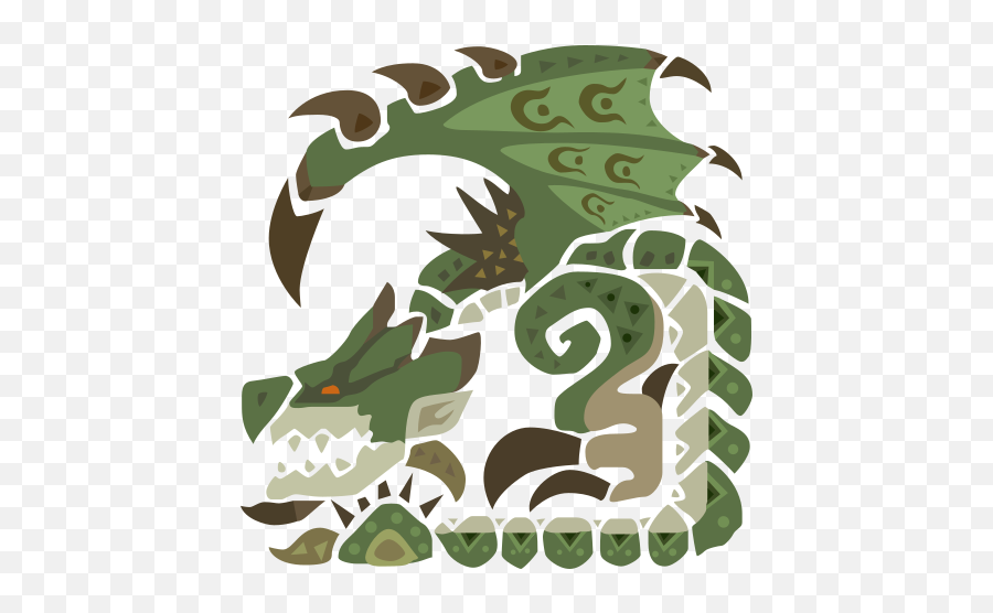 The Sleeping Sylvan Queen - Monster Hunter Rathian Icon Emoji,Drama Queen Technique & Emotion Cards - Cards