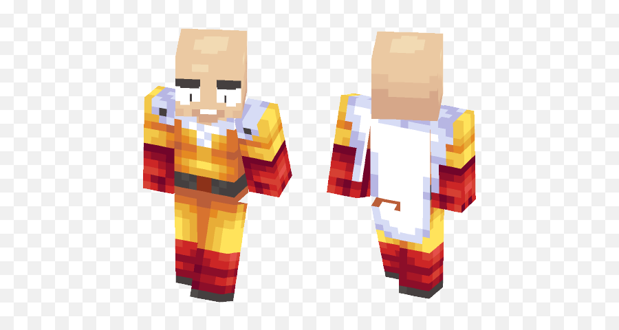 Download Saitama - One Punch Man Minecraft Skin For Free One Punch Man Minecraft Skin Emoji,Fire Punch Emoticon