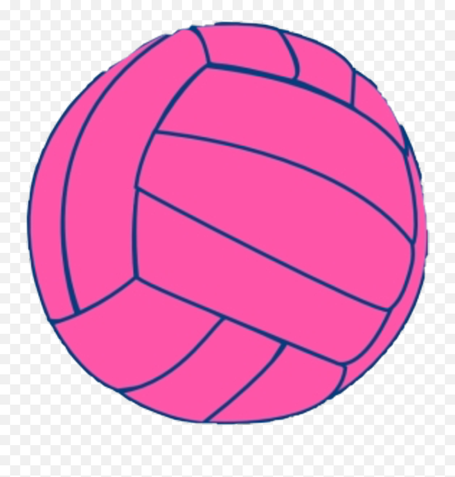 Pink Ball Volleyball Art Icon Aesthetic Tumblr - Pink Volley Ball Cartoon Emoji,Volleball Emoji