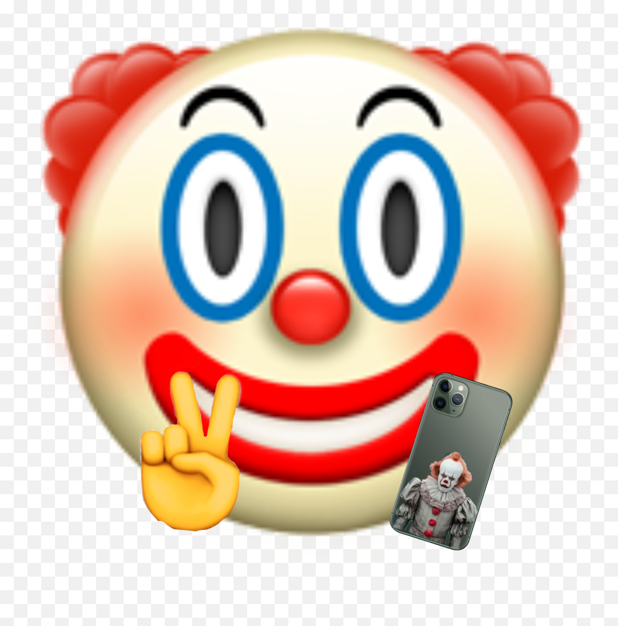 Stiker Clown Sticker Emoji,Pennywise Emoji