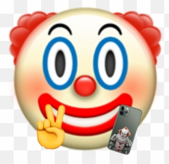 Stiker Clown Sticker Emoji,Pennywise Emoji