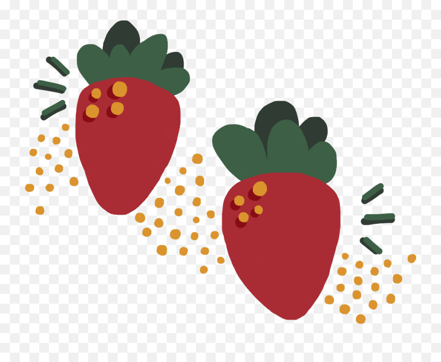 Aesthetic Transparent Tumblr Strawberry Png - Largest Fresh Emoji,Emoji That Is A Strawberry