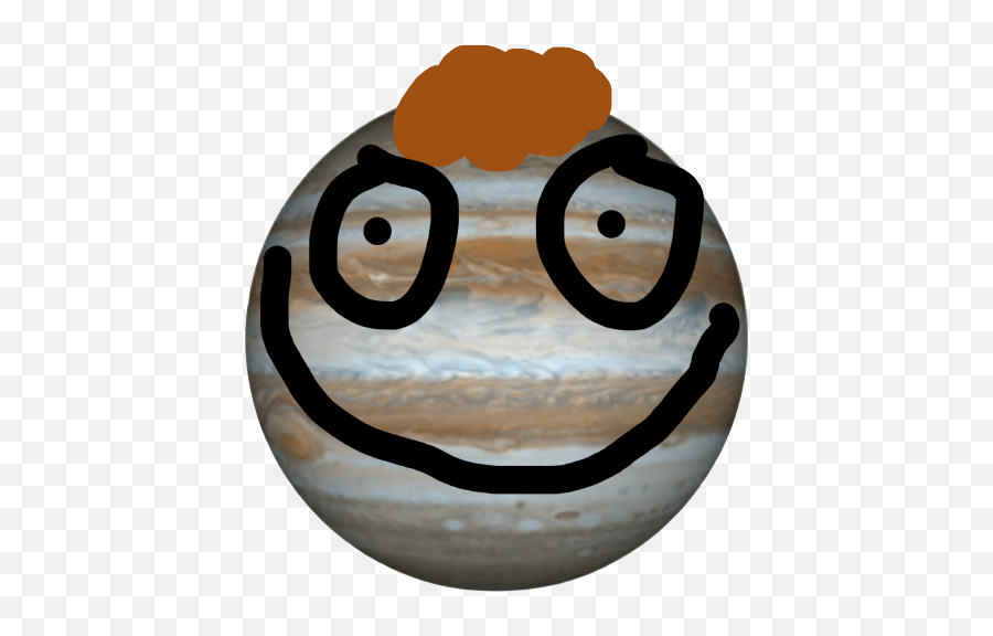 Jupiter - Happy Emoji,Planet Emojis
