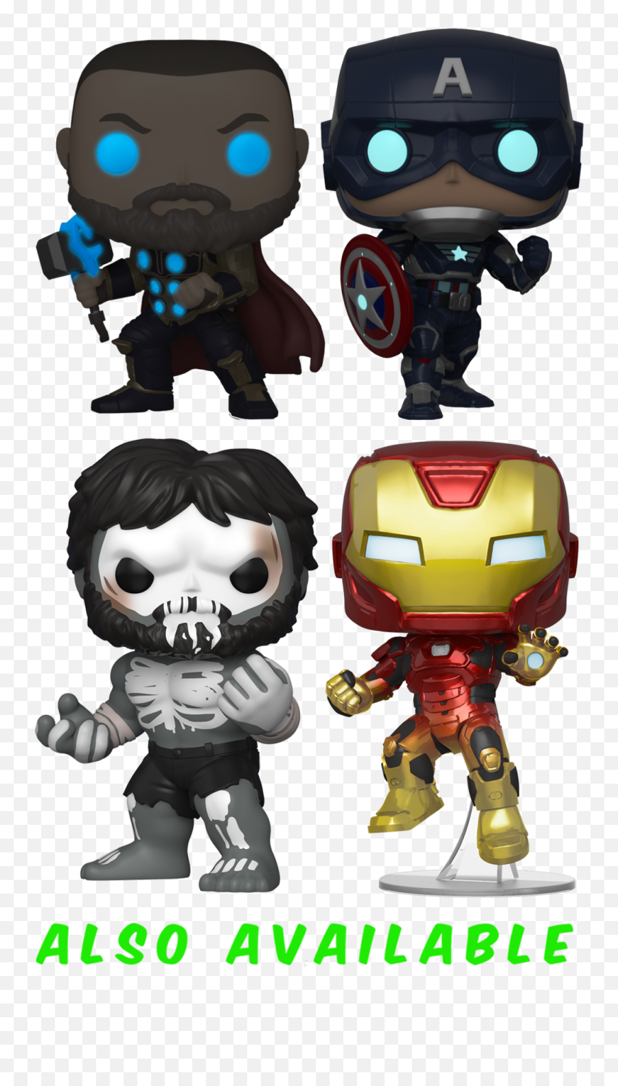 Funko Pop Marvelu0027s Avengers 2020 - Black Widow Glow In Funko Iron Man Gamerverse Emoji,Avengers Emotion Alien