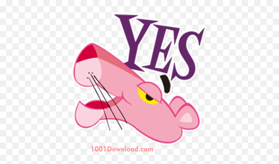 Pink Panther Stickers For Telegram - Girly Emoji,Pink Panter Emoji