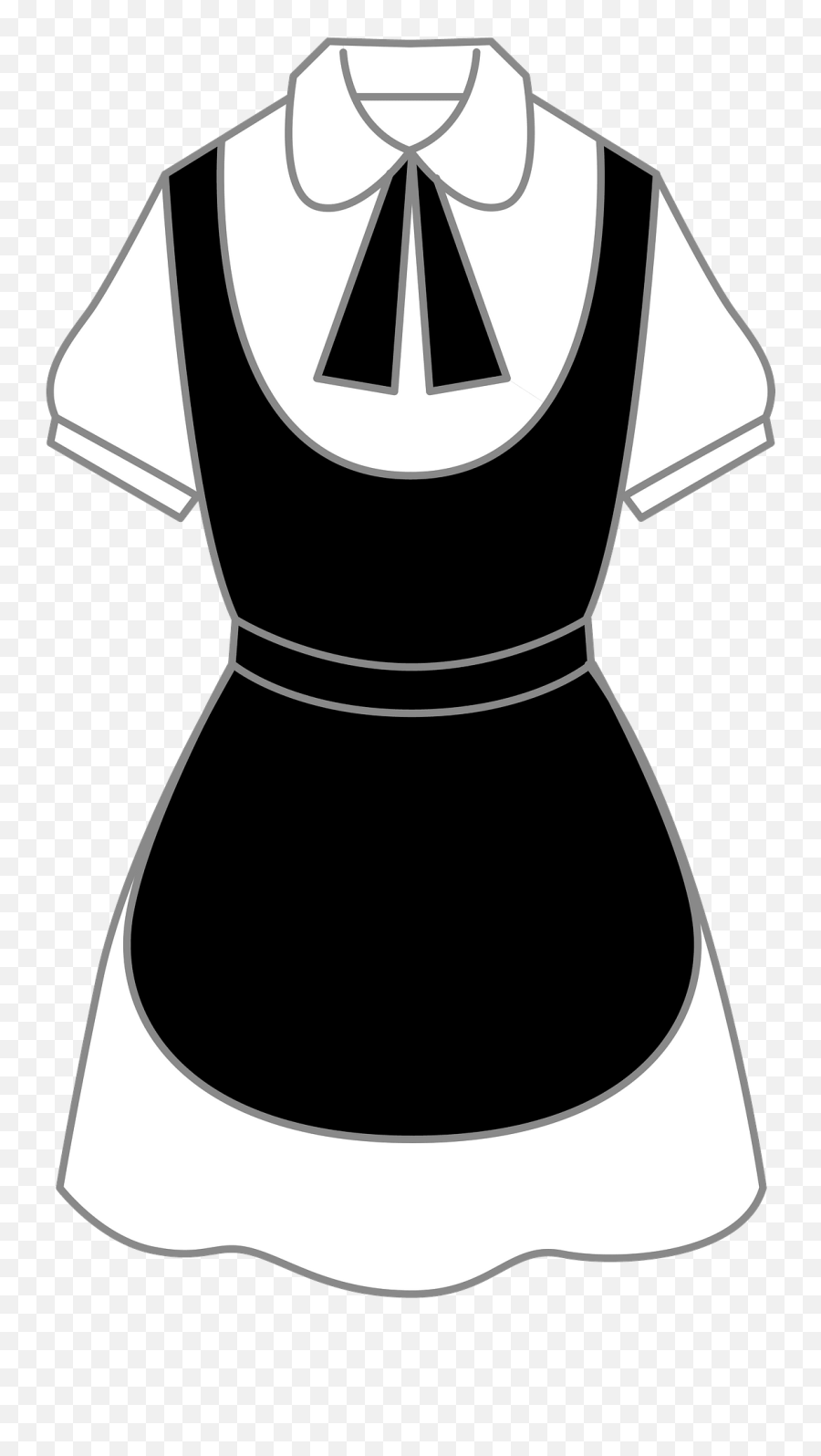 Uniform - Maid Uniform Clip Art Emoji,Maid Emoji