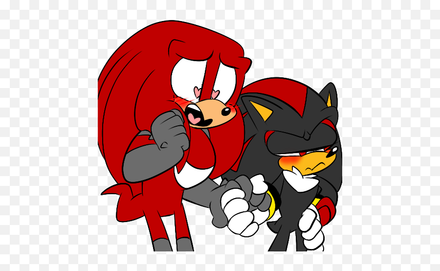 Shadow Transparent Png Image - Love Knuckles X Shadow Emoji,Knuckles Emoji