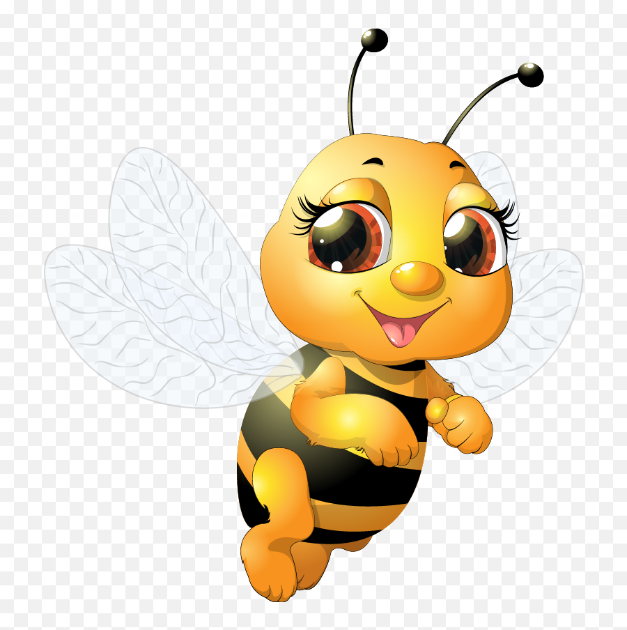 Download Cute Royalty - Free Beauty Bee Png Download Free Baby Bumble Bee Clipart Emoji,Zzz Ant Ladybug Ant Emoji
