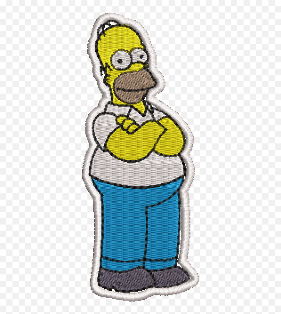 Patch Homer Simpson 6x4 5 Cm Cód Emoji,Homero Simpson Como Hacer Emoticon