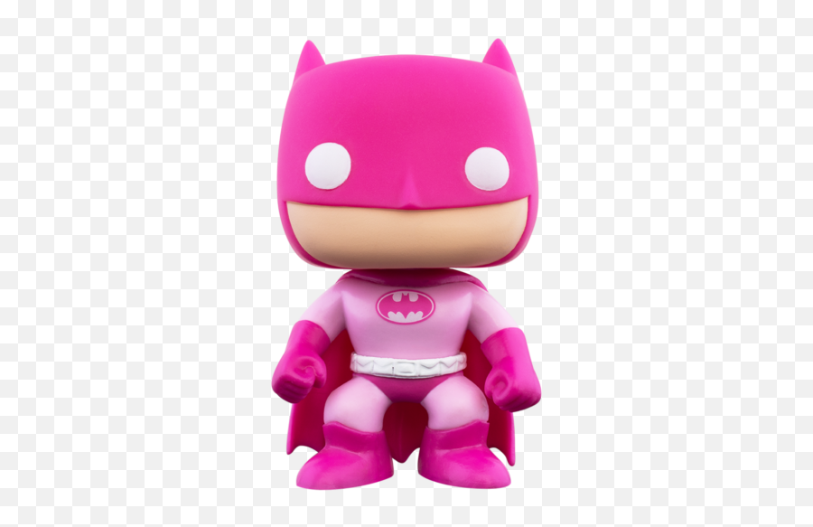 Funko Dc Pop Vinyl Figure Breast Cancer Awareness Batman - Breast Cancer Batman Funko Emoji,Funko My Emojis