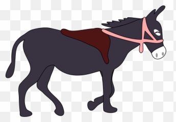 Free Clipart - 1001freedownloadscom Donkey With Saddle Clipart Emoji,Donkey Emoticons