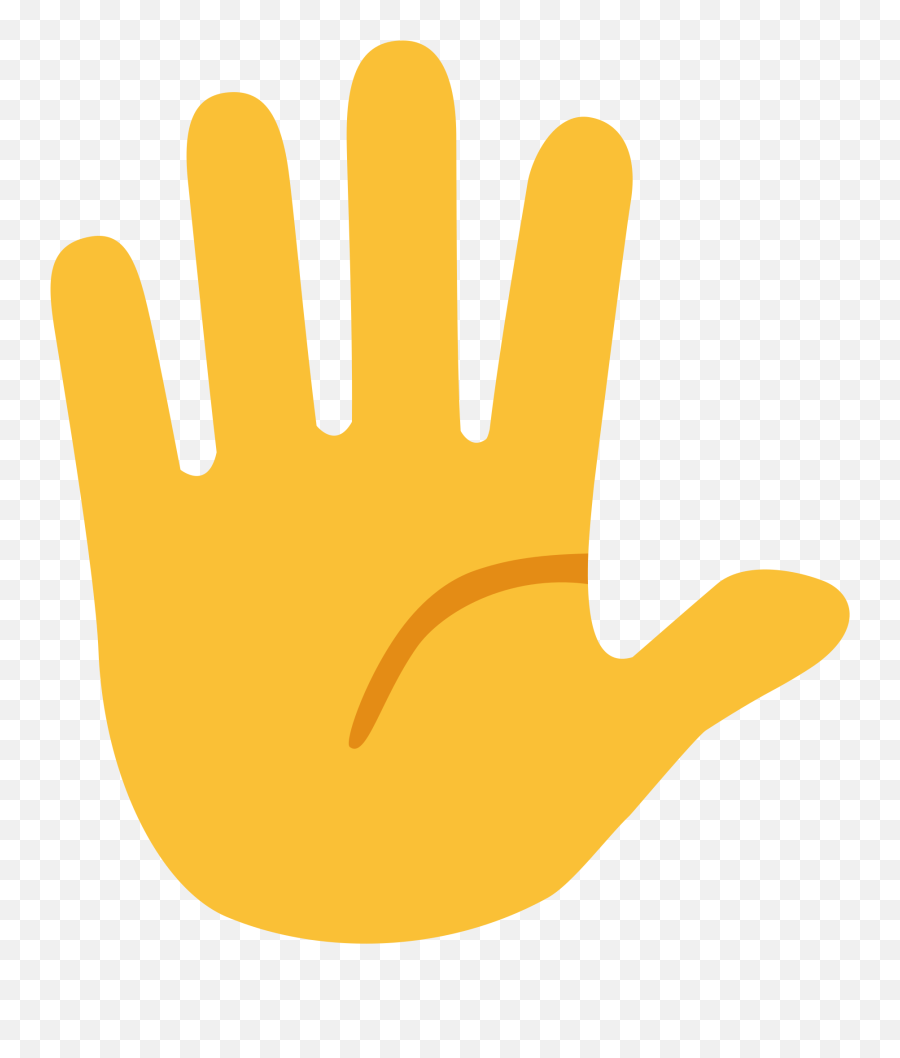 Hand With Fingers Splayed Emoji Clipart,Emojis Meaning Fingers
