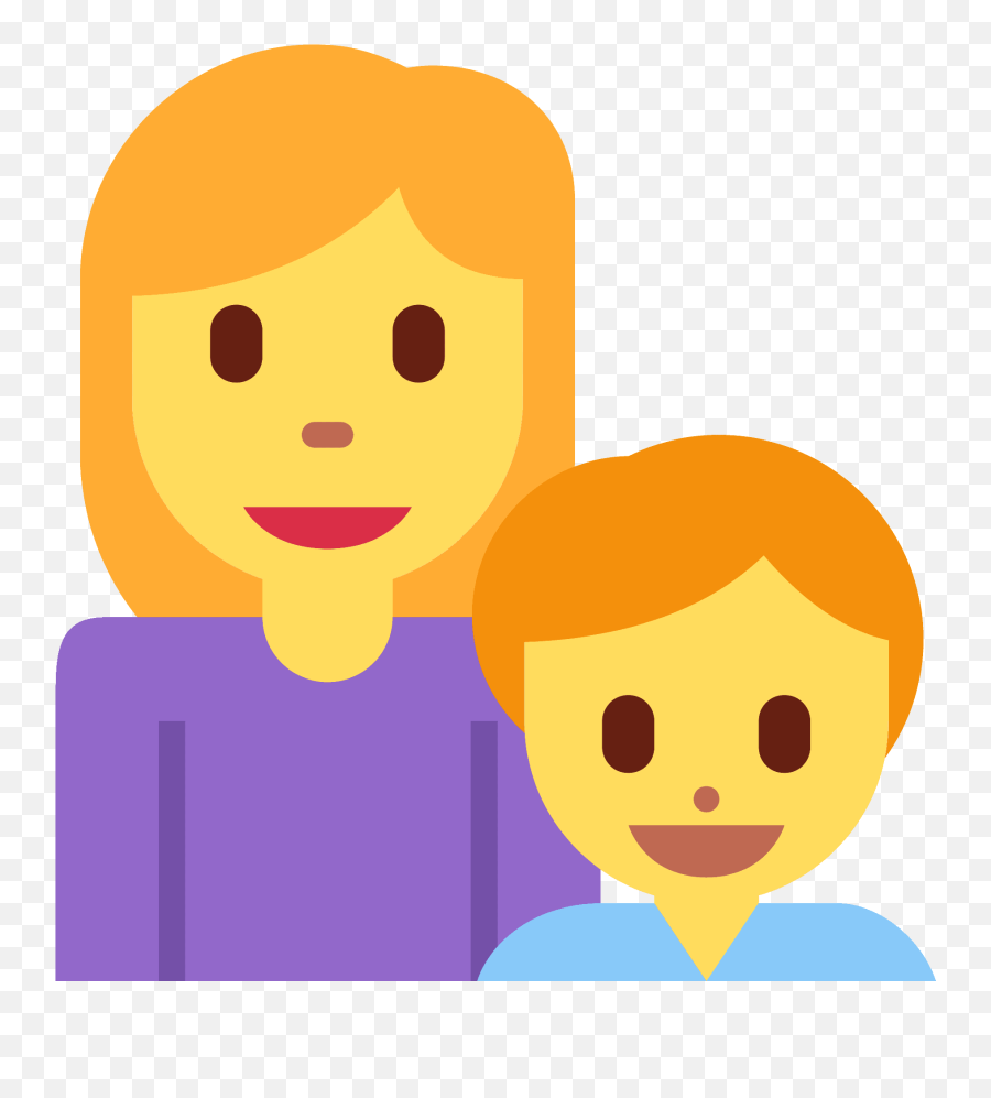 Família Constituída Por Mulher E - Mother And Child Emoji,Pensivae Emoji