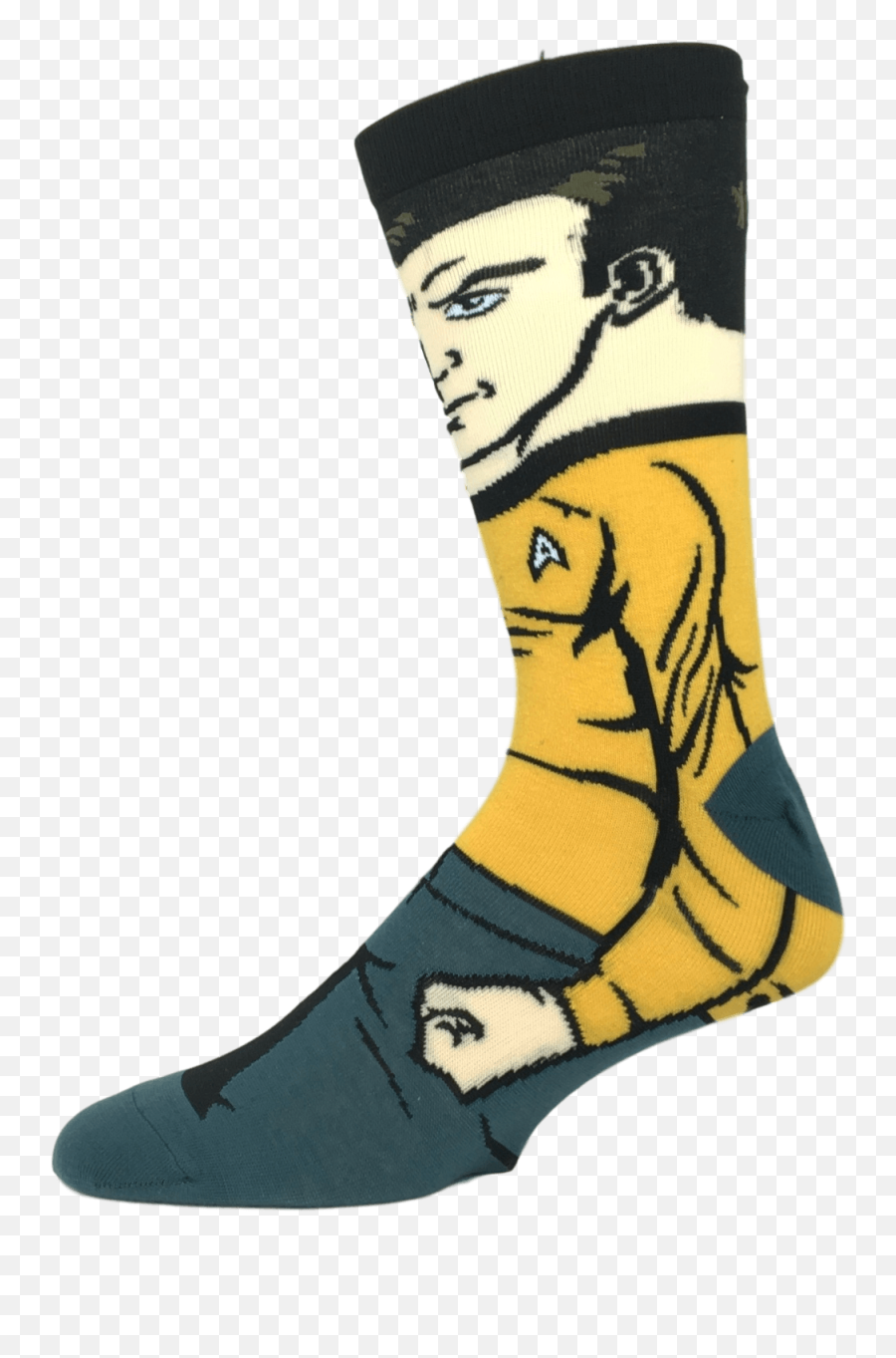 Star Trek Kirk 360 Socks - For Women Emoji,Emoji Art Socks